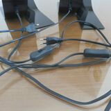 Pair of "looping" lamps massive edition 1990