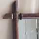 Ancient rattan mirror "78 x 54.5 cms"