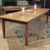 Solid oak farmhouse table 260x100