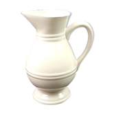 Cruche en céramique blanche 21 cm