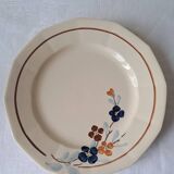Set of 11 plates model 5041 Digoin Sarreguemines. Vintage ironstone