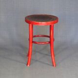 Bistro stool, circa 1930, shell seat, no Baumann, no Thonet.