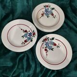 9 plates hollow Champfleury Digoin