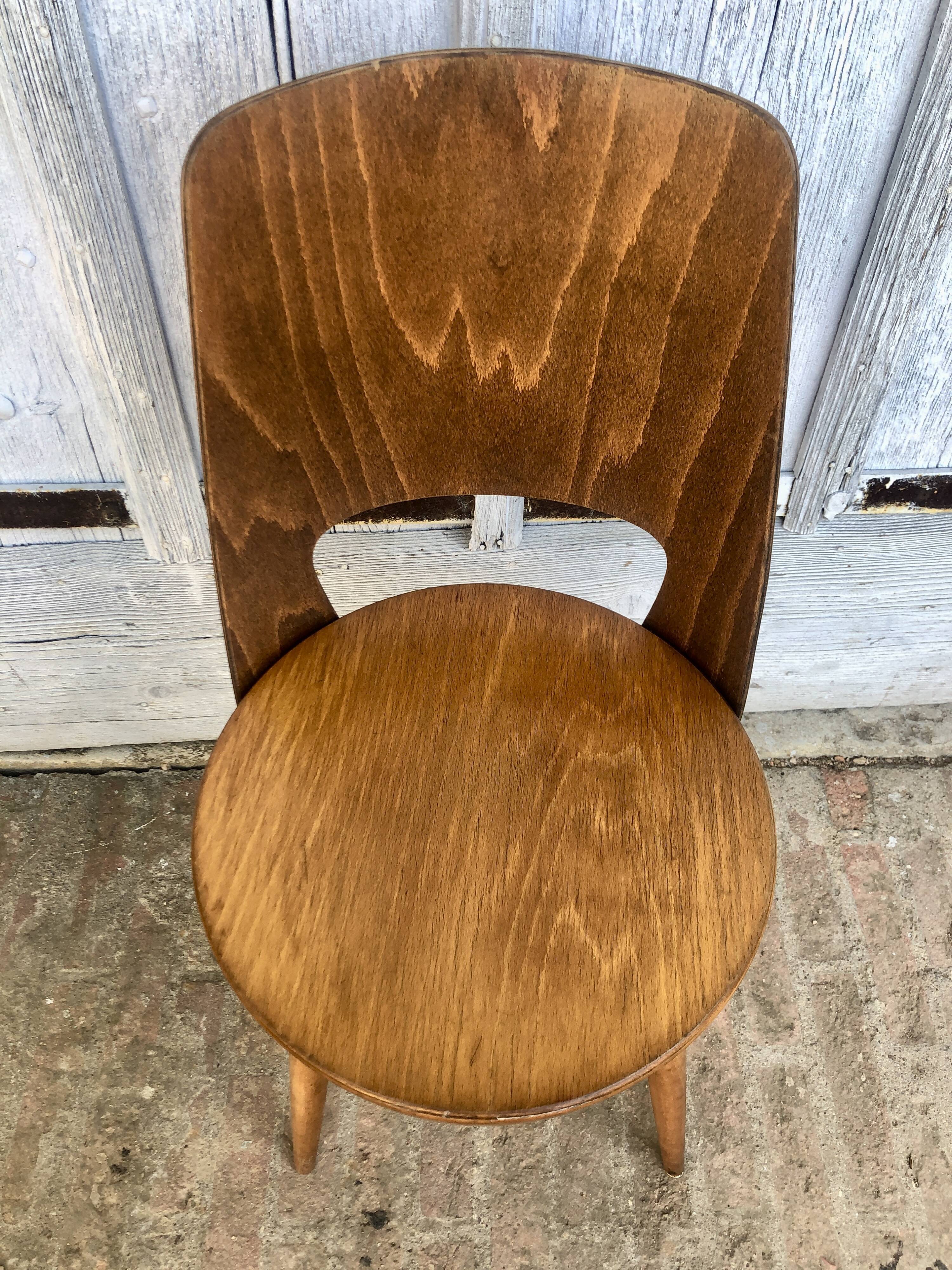 Set de 3 chaises bistrot Baumann Mondor