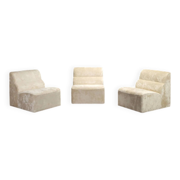 Modular armchairs Antelami Simon Gavina, design Kazuhide Takahama, 1970s