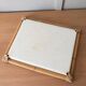 Vintage rattan and resin tray