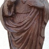 Cast iron Jesus statue