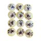 Slurry dessert plates