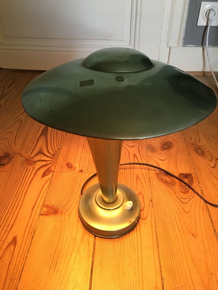 Mushroom lamp in tole 40