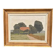 Huile sur toile originale suédoise – « Maison et arbres » par William Fleetwood