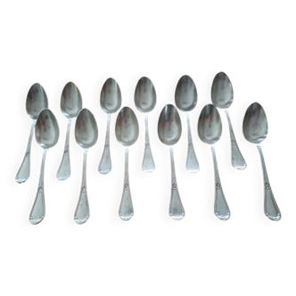 Christofle, Paris - Set of 12 Empire style table spoons