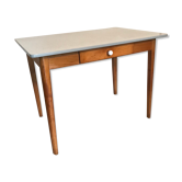 Vintage kitchen table 1960's wood and formica