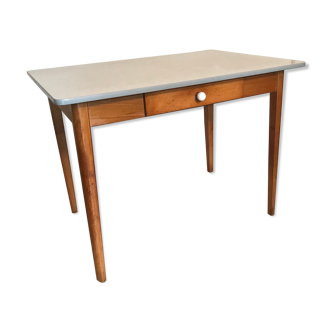 Vintage kitchen table 1960's wood and formica