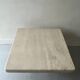 Square travertine coffee table, Italy 1970