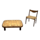 Table basse rectangulaire Roger Capron, modèle "Herbiers"