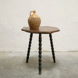 Vintage tripod side table
