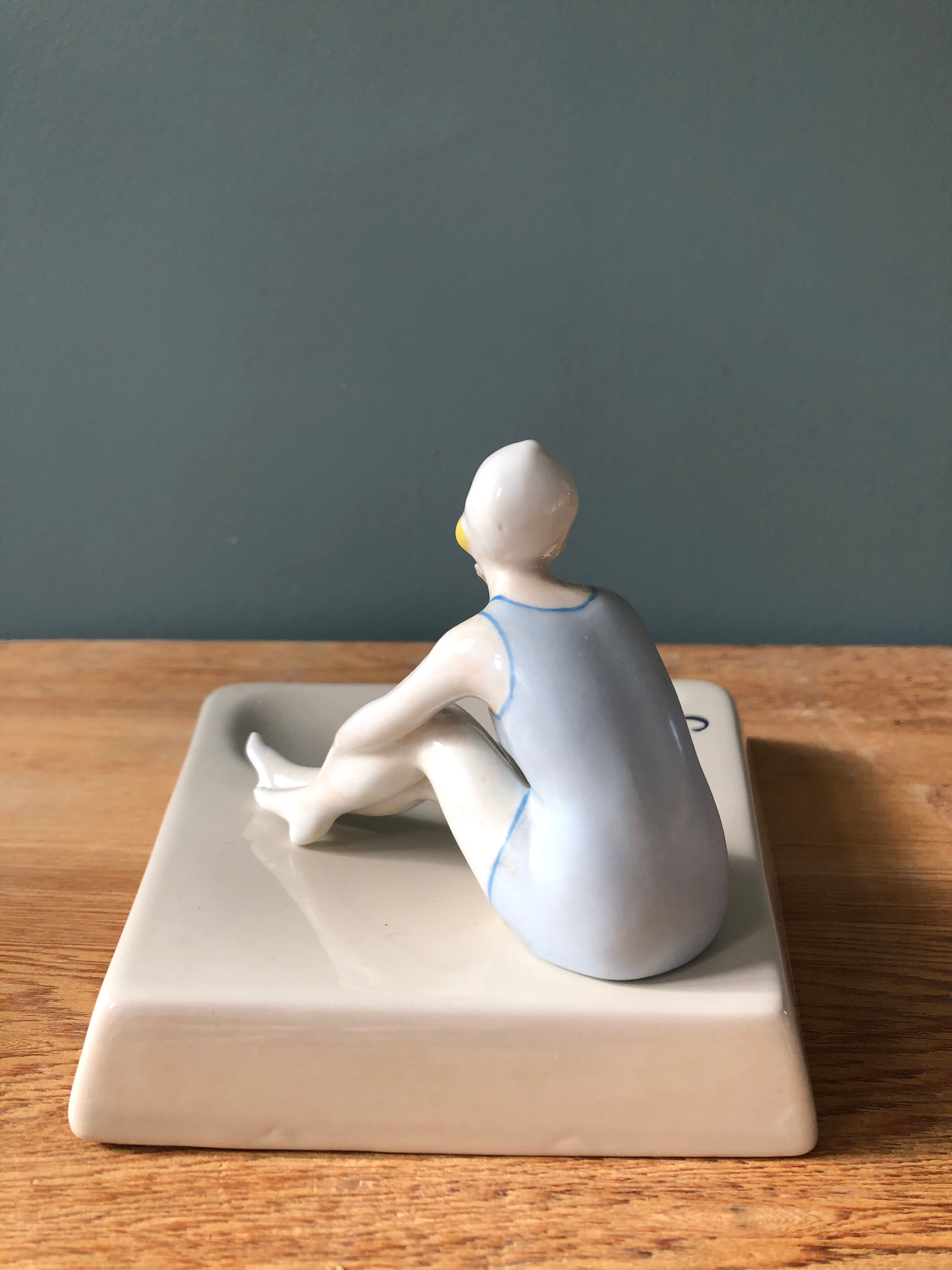 Empty pocket bather art deco