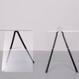 Lucite Post Modern Side Tables by Lui Art Holland Design 1980s