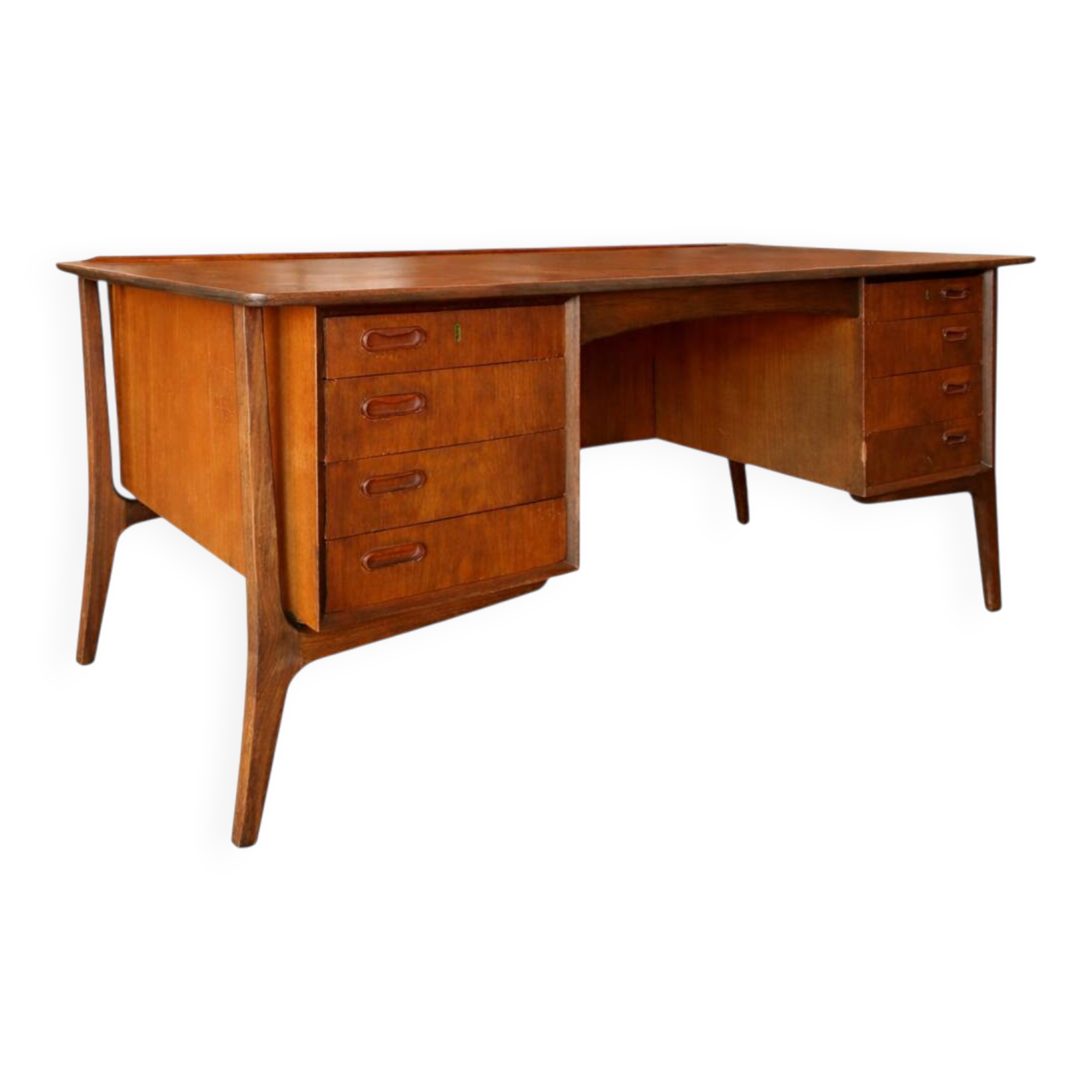 Teak desk Svend Åge Madsen edition HP Hansen - 1960