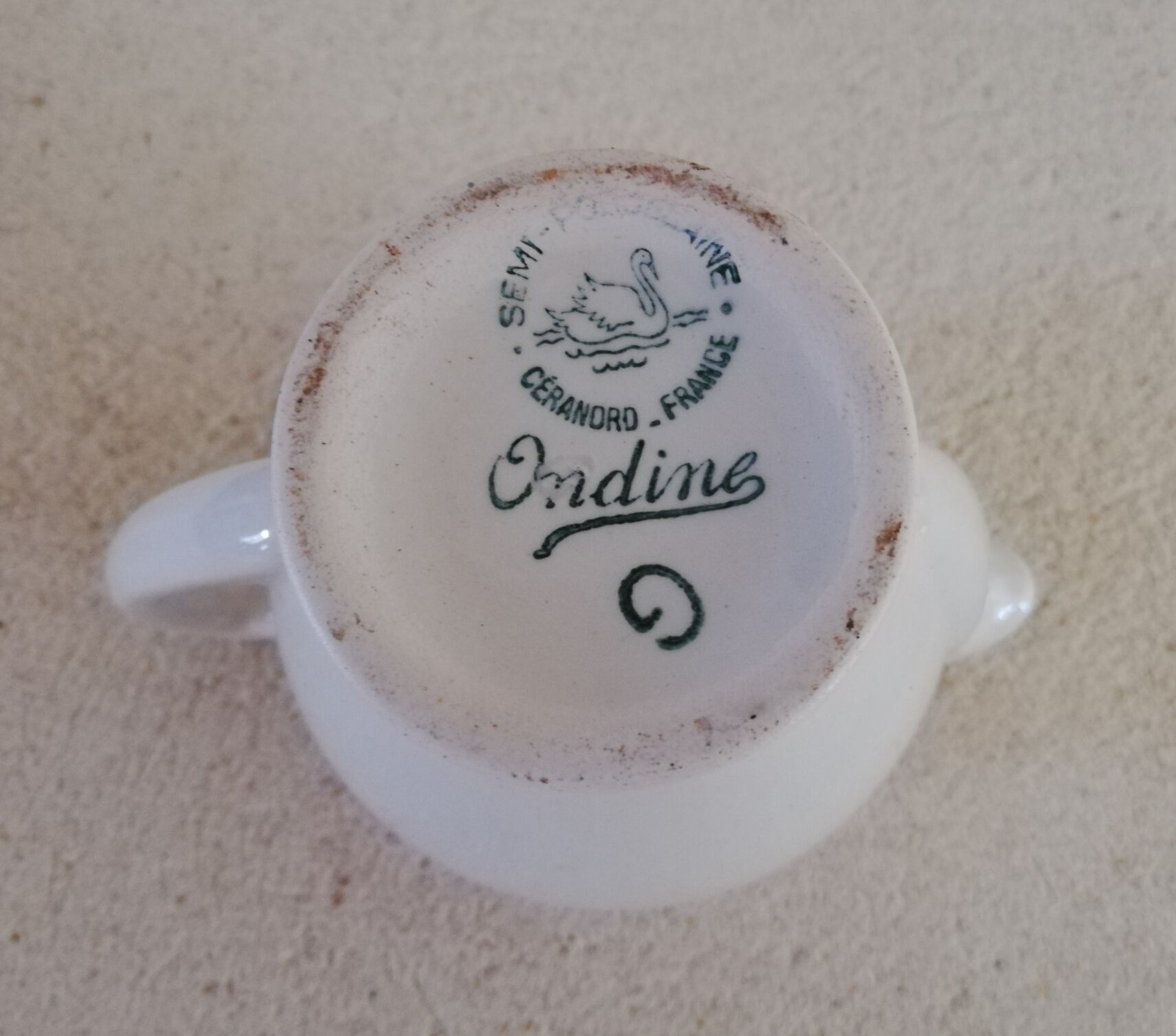 Céranord iron earth milk jug