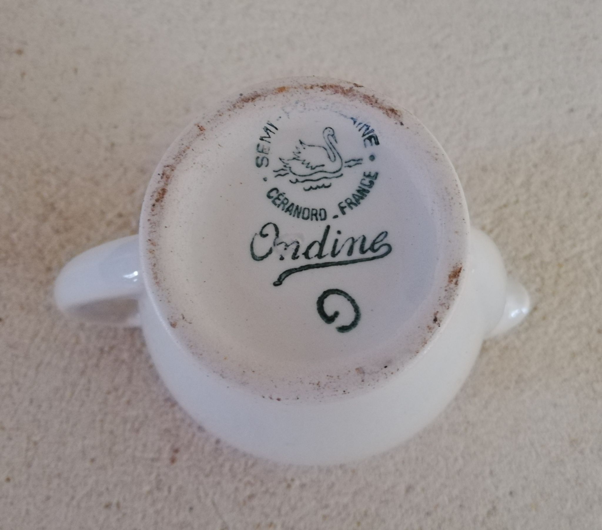 Céranord iron earth milk jug