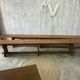 Paire de bancs de ferme 290cm