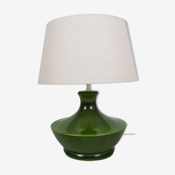 Green ceramic lamp