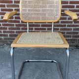 Cesca chair B64 with armrests by Marcel Breuer Design