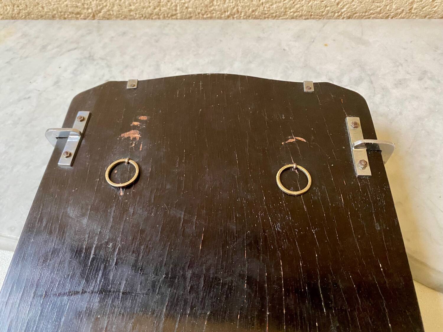 Miroir triptyque biseauté vintage art déco bauhaus années 30/40