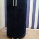 Coiffeuse vintage cylindrique bleue nuit année 70
