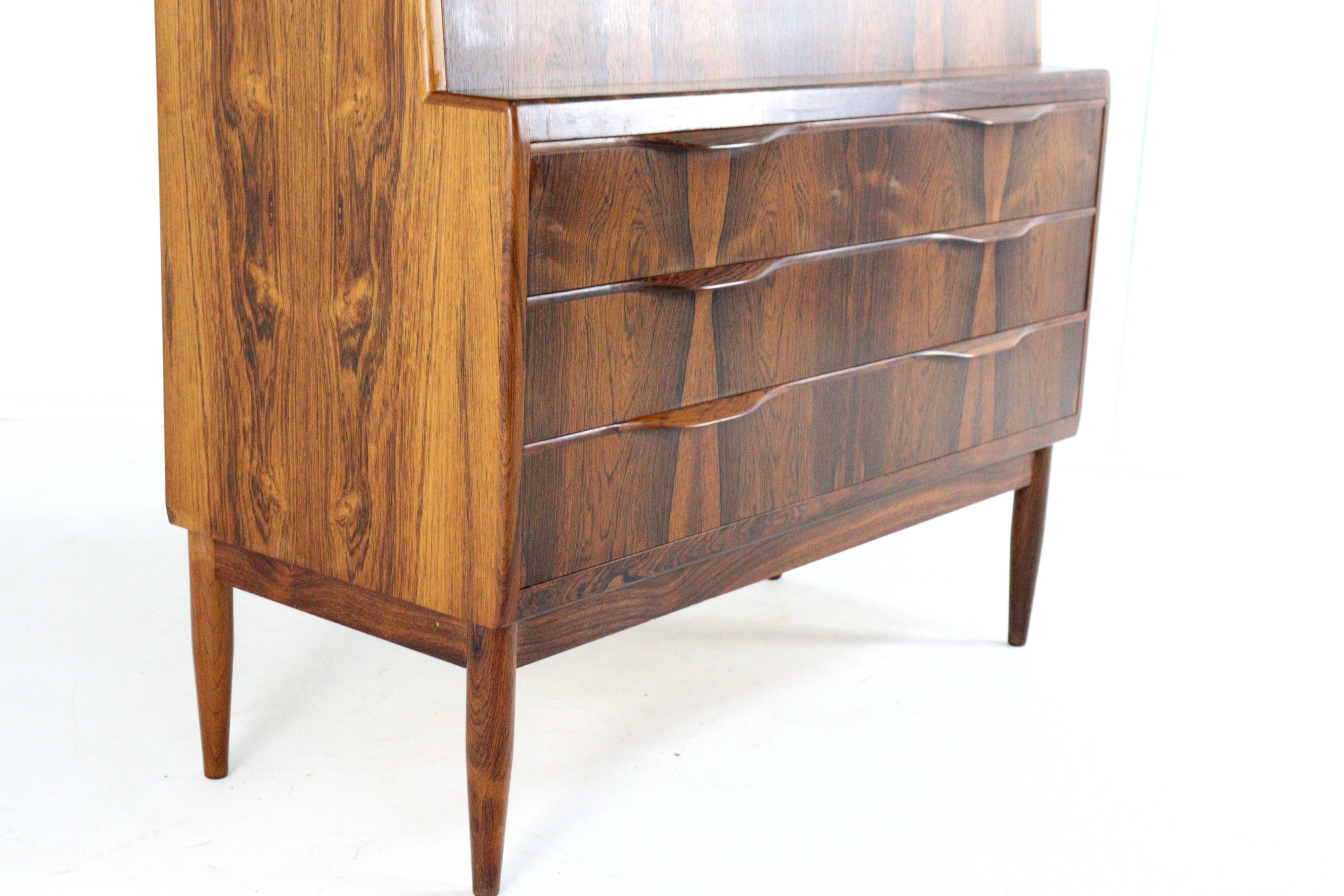 Secretary Erling Torvits for Klim furniture factory in rosewood.
