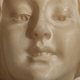 Bust of a woman in alabaster