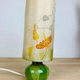 Green ceramic ball lamp