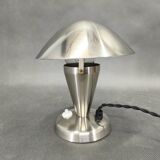 Lampe de table Bauhaus en chrome avec abat-jour réglable, années 1930