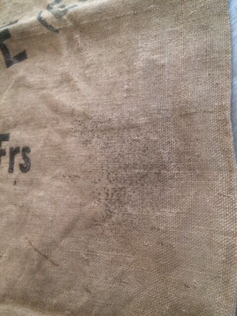 Burlap bag "grains Mr. Dubroc Broglie Eure"