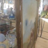 Mirror trumeau in gilded wood and stuck