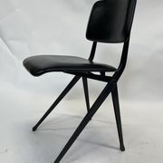Mid Century Spin Chair 102 Ynske Kooistra for Marko Holland in Black