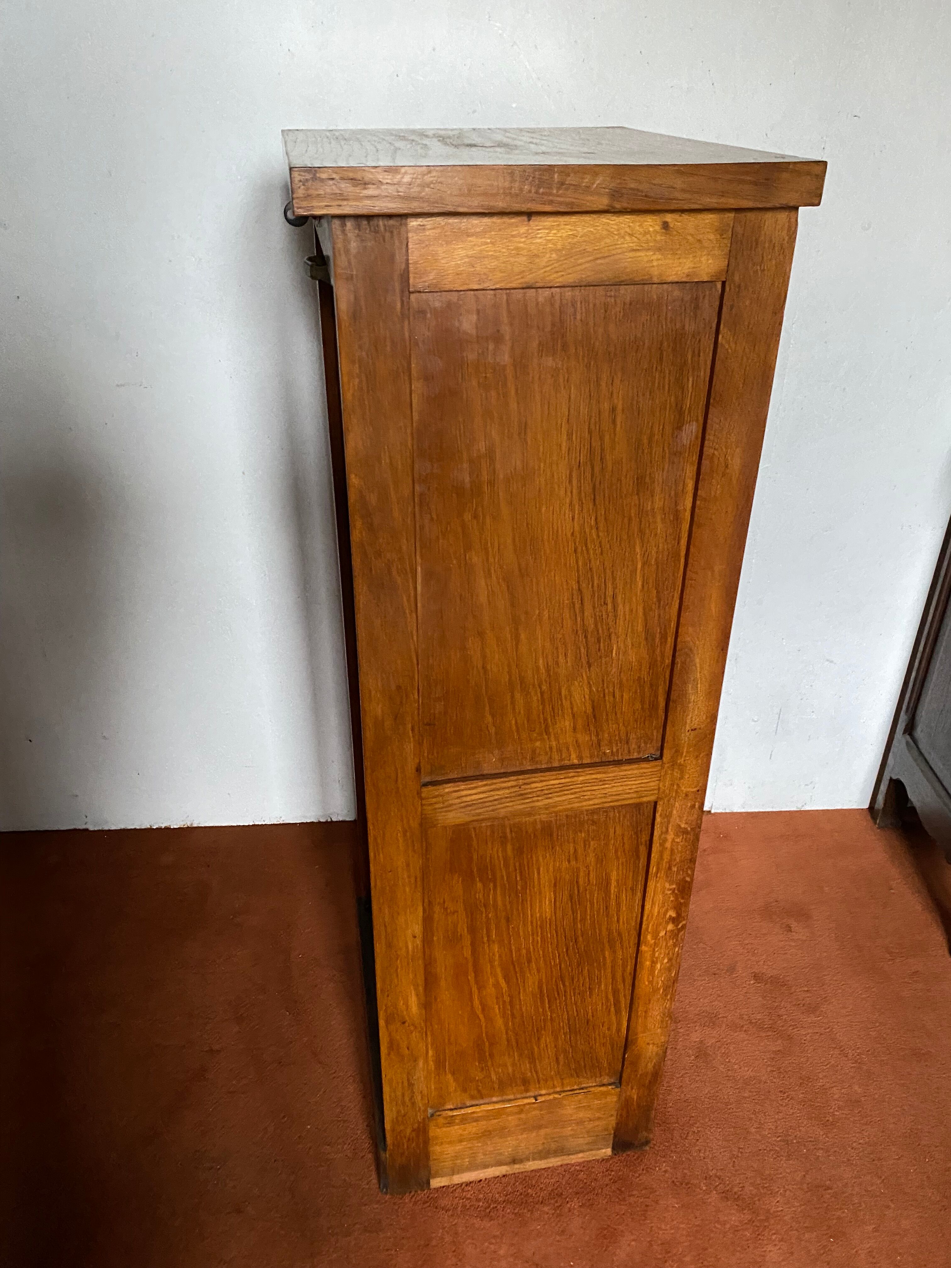 Classeur  rideau  bois  1950