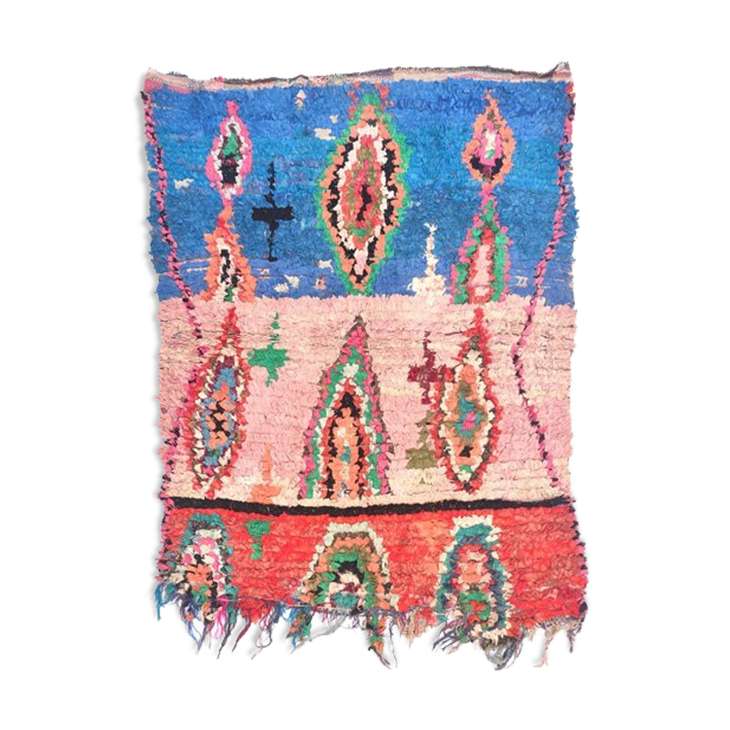 Carpet berbere boucherouite 175x120 cm