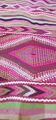 Tapis kilim rose multicolore fait main en pure laine - 220x100cm