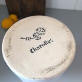 Bottle white ceramic "fleet"