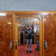 Art Deco period wardrobe in magnifying glass circa circa 1925-1930