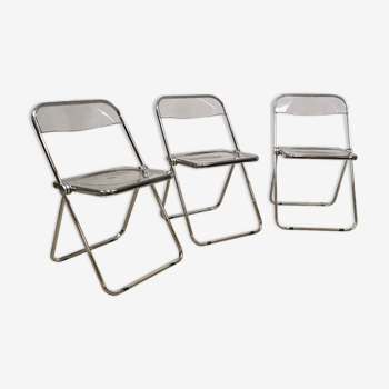 Chaises Plia de Giancarlo Piretti édition Castelli