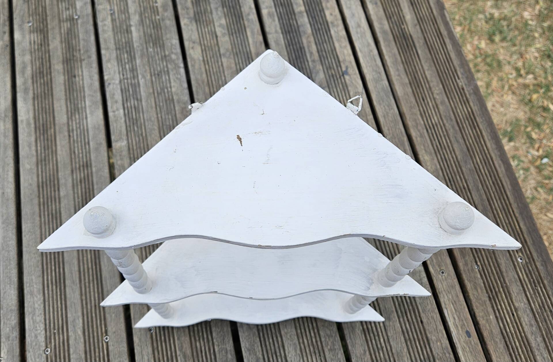 Etagere bobine d'angle 50's
