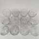 12 large crystal glasses from Saint Louis, 1930s.