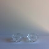 Glass candle holders