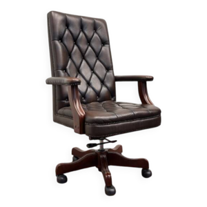 Chaise de bureau Chesterfield - anglaise
