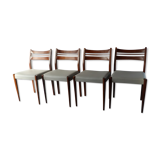 Set of 4 scandinavian chairs