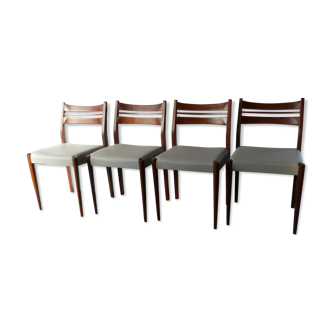 Set of 4 scandinavian chairs
