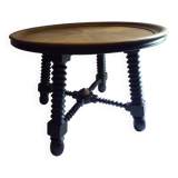 Table basse ronde vintage